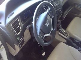 2014 HONDA CIVIC LX , WHITE, AT, 1.8L STK# A25172